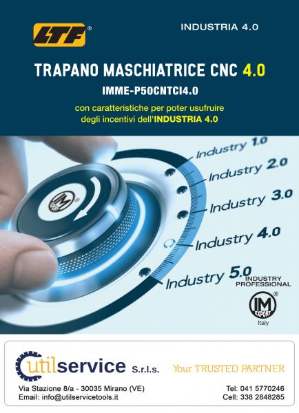 Trapano/Maschiatrice – Serie CNC 4.0